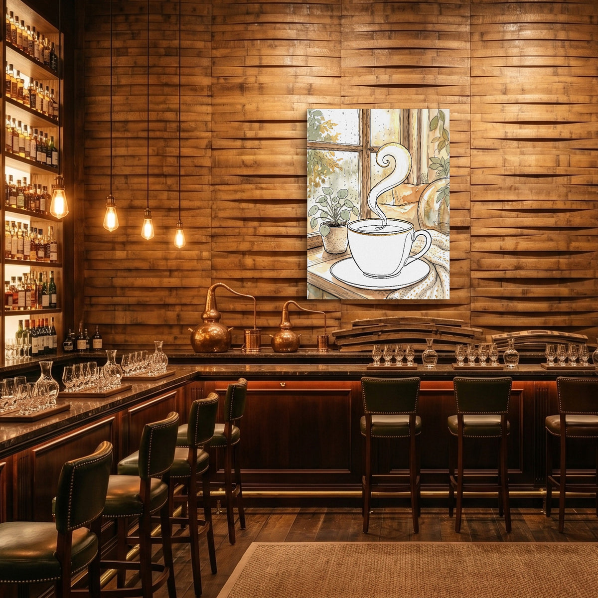 Cozy Window Cup — cozy window cup sq whiskey bar 1port flush print
