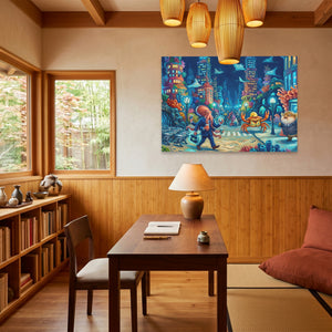 Crabs Morning Traffic — Crabs Morning Traffic Wood Minimalist Room Land 222