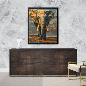 Cracked Elephant - Luxury Wall Art