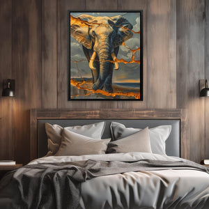 Cracked Elephant - Luxury Wall Art