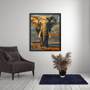 Cracked Elephant - Luxury Wall Art