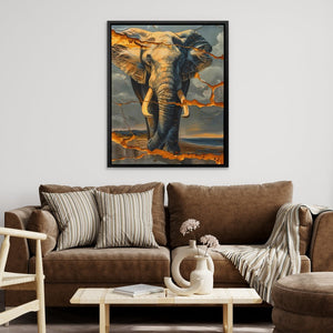 Cracked Elephant - Luxury Wall Art