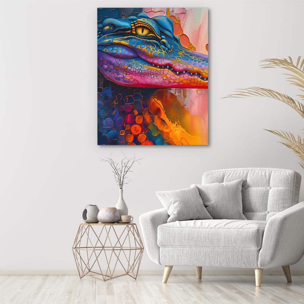 Crafty Crocodile - Luxury Wall Art