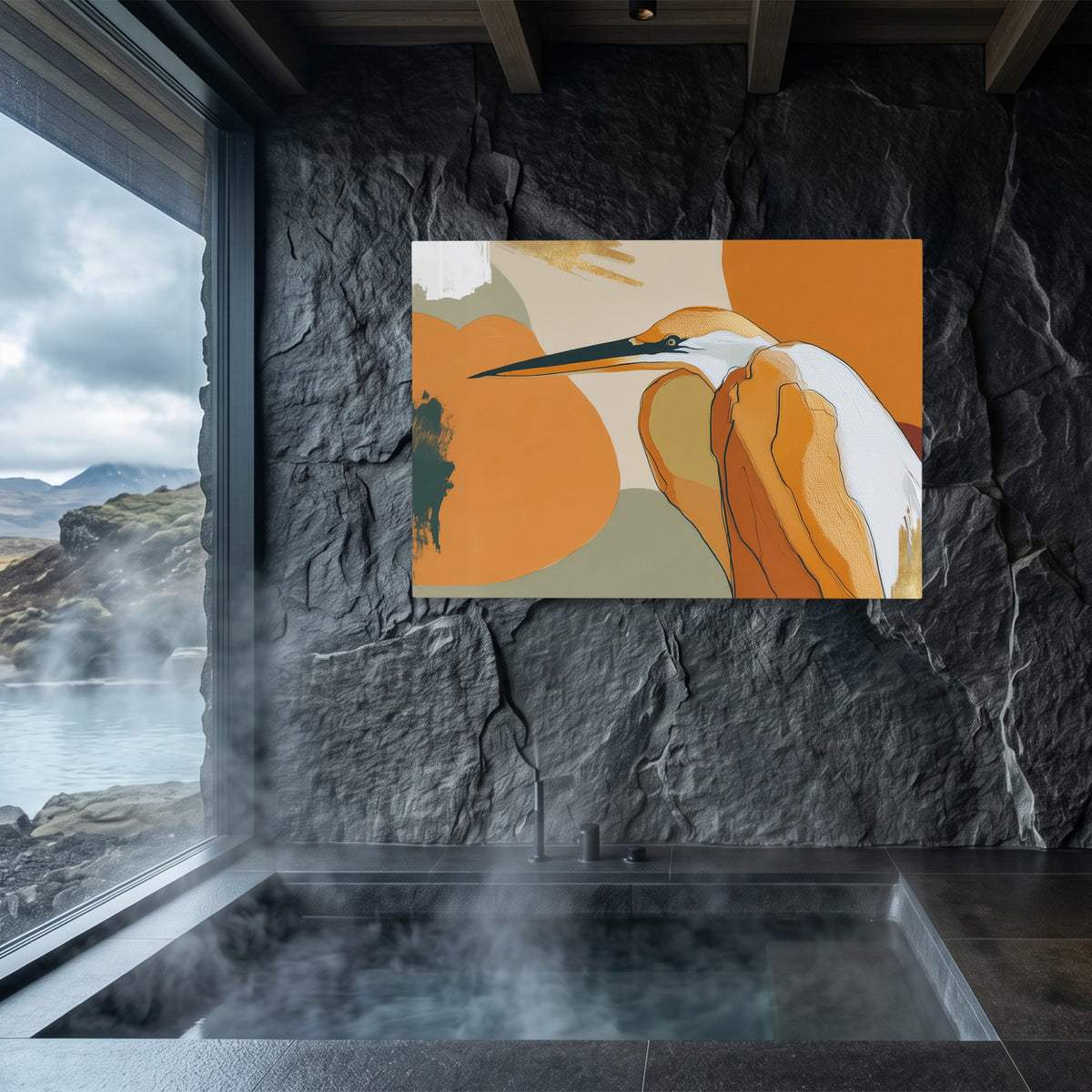 Crane Bronze Ochre — Crane Bronze Ochre Sauna Dark Land 245