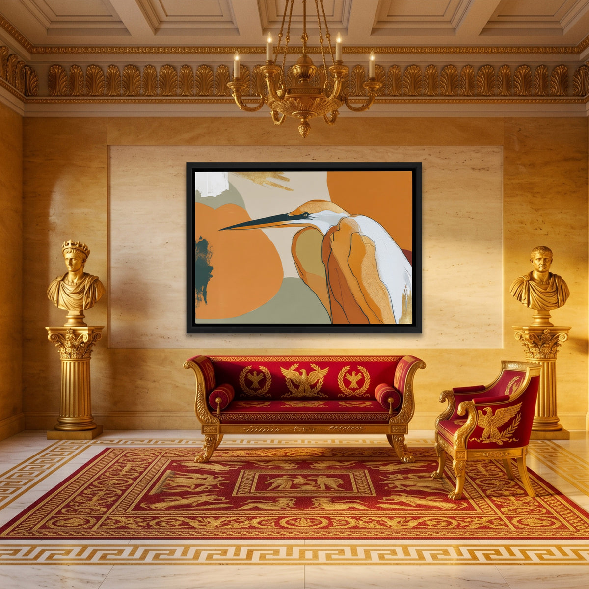 Crane Bronze Ochre — Crane Bronze Ochre Roman Gold Land 227