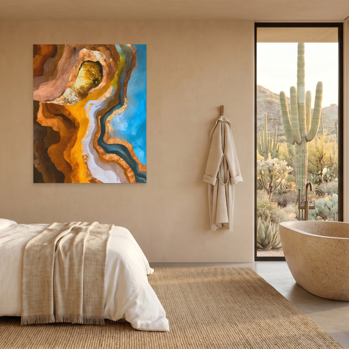 Crane Earth Descent — Crane Earth Descent Desert Home Port 107