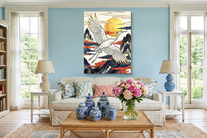 Crane Golden Flight — crane golden flight living room interior 3 1port flush print