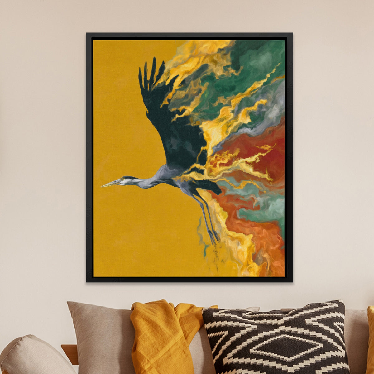 Crane Sandstorm — Crane Sandstorm Orange Room Zoom 230