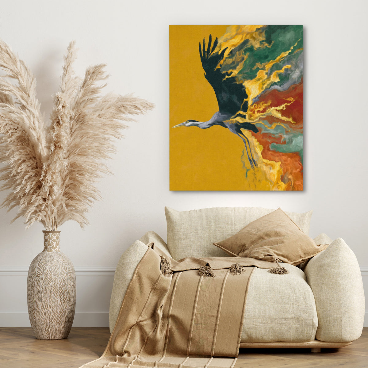 Crane Sandstorm — Crane Sandstorm beige couch 310