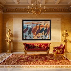 Cranes Golden Migration — Cranes Golden Migration Roman Gold Land 229