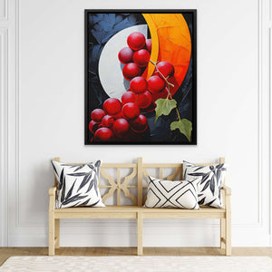 Crescent Grapes - Luxury Wall Art