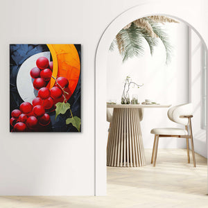 Crescent Grapes - Luxury Wall Art