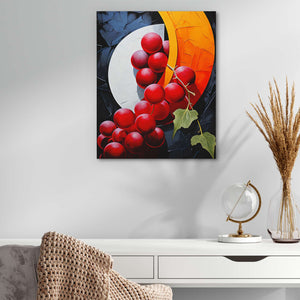 Crescent Grapes - Luxury Wall Art