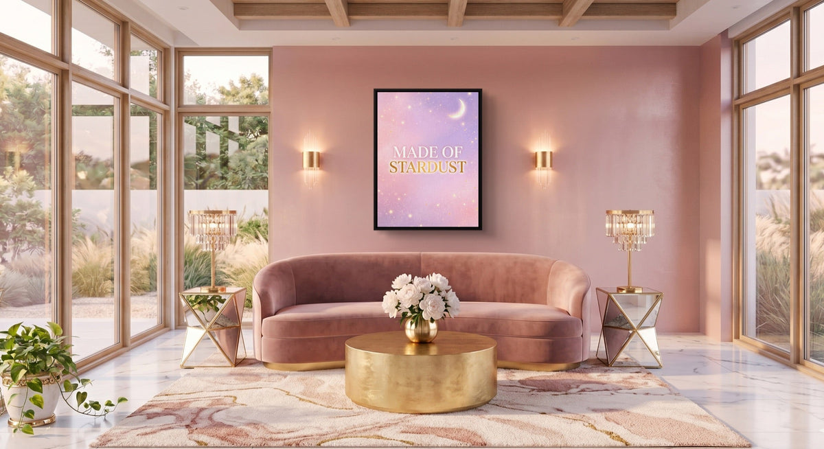 Crescent Night Hues - Luxury Wall Art