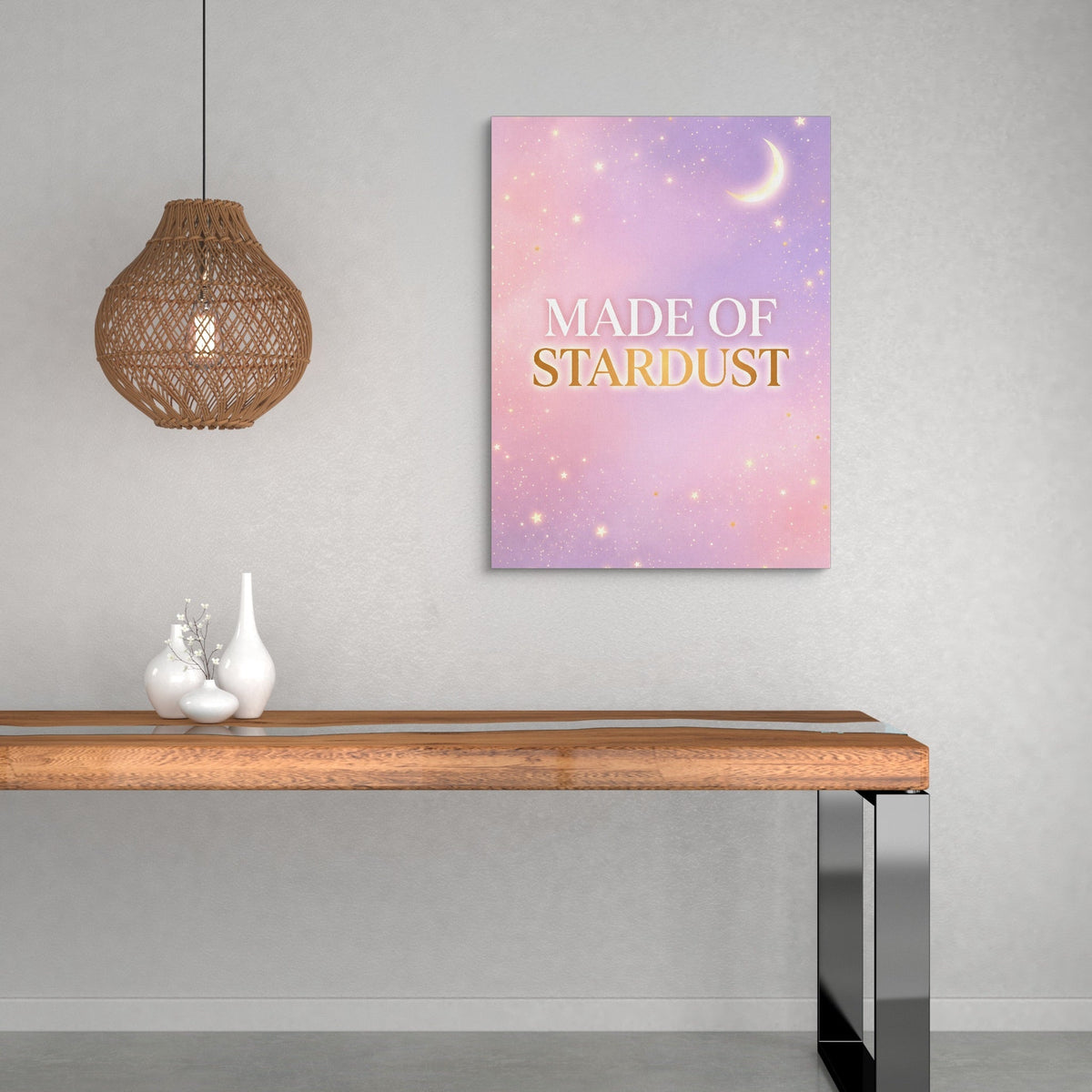Crescent Night Hues - Luxury Wall Art