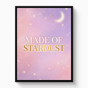 Crescent Night Hues — crescent night hues white studio framed black