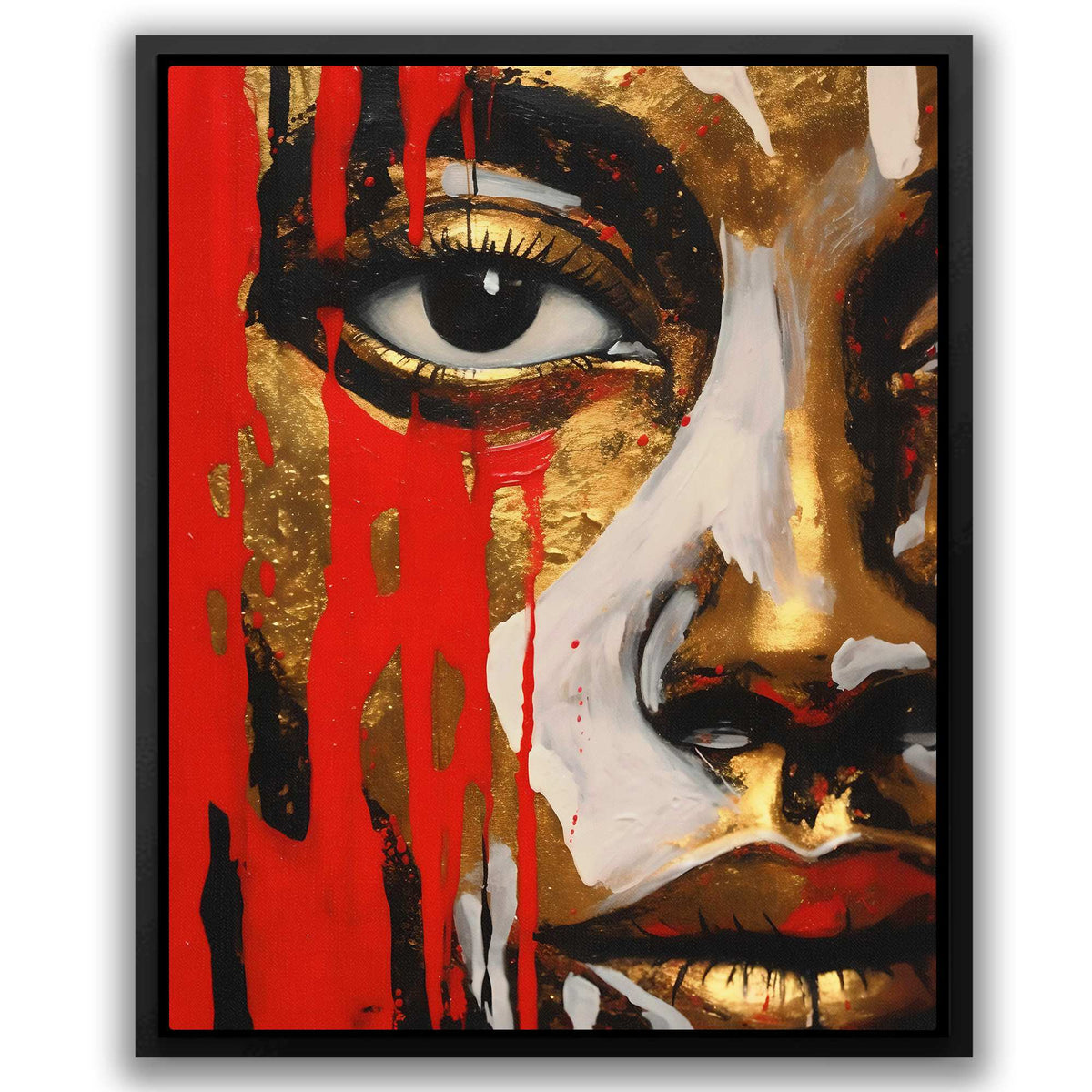 Crimson Elegance - Luxury Wall Art