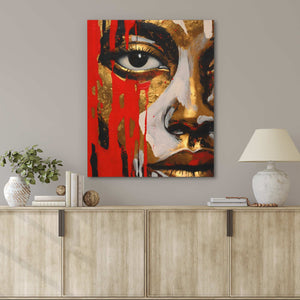 Crimson Elegance - Luxury Wall Art