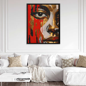 Crimson Elegance - Luxury Wall Art