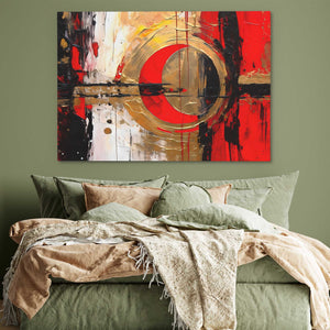 Crimson Fusion - Luxury Wall Art