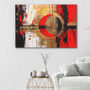 Crimson Fusion - Luxury Wall Art