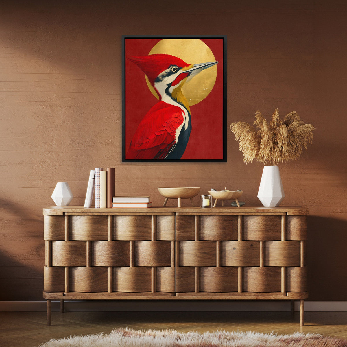 Crimson Majesty - Luxury Wall Art