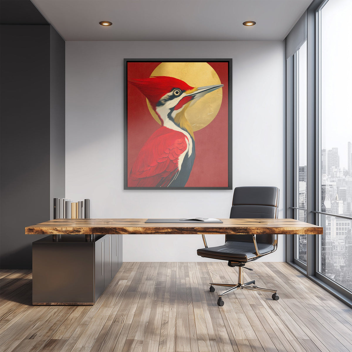 Crimson Majesty - Luxury Wall Art