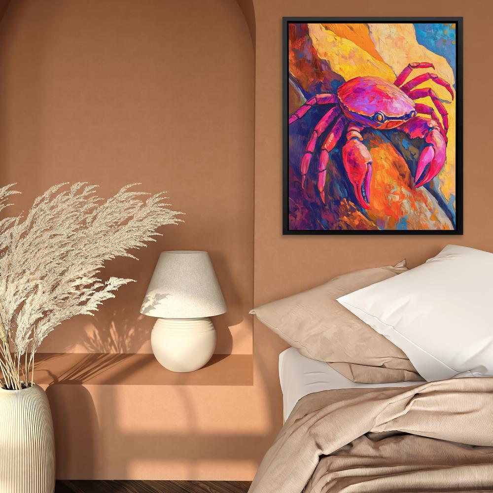 Crimson Rock Crab - Luxury Wall Art