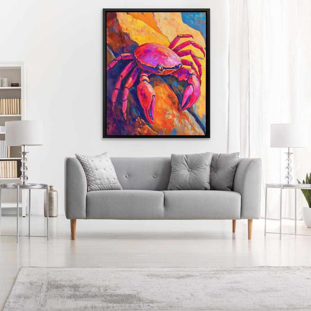 Crimson Rock Crab - Luxury Wall Art