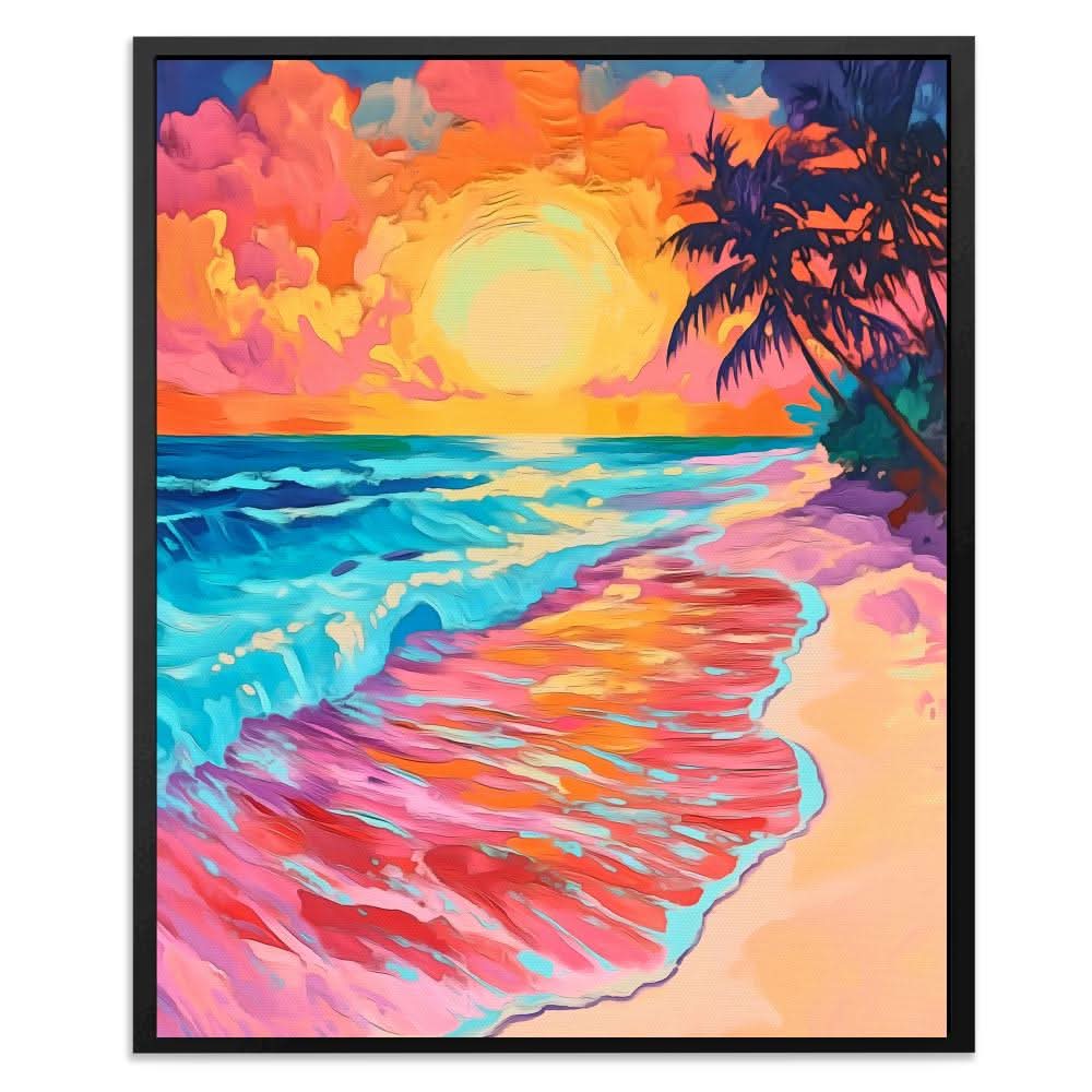 Crimson Shores - Luxury Wall Art