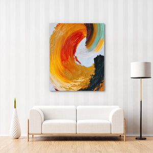 Crimson Spiral Calligraphy — Crimson Spiral Calligraphy New   Striped Wall 212