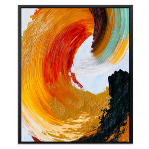 Crimson Spiral Calligraphy — Crimson Spiral Calligraphy Front Facing Portrait2 132