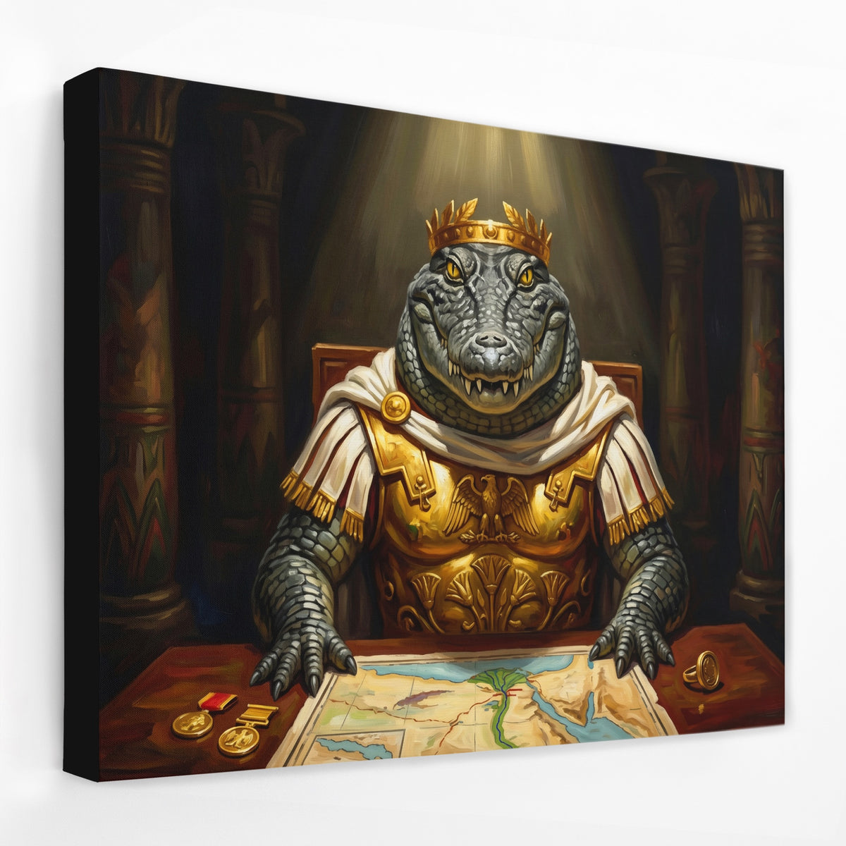 Crocodile Royal Ruler — Crocodile Royal Ruler Landscape   Side View   Black Wrap 127