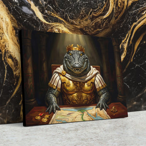 Crocodile Royal Ruler — Crocodile Royal Ruler Against Wall4x5 3 15
