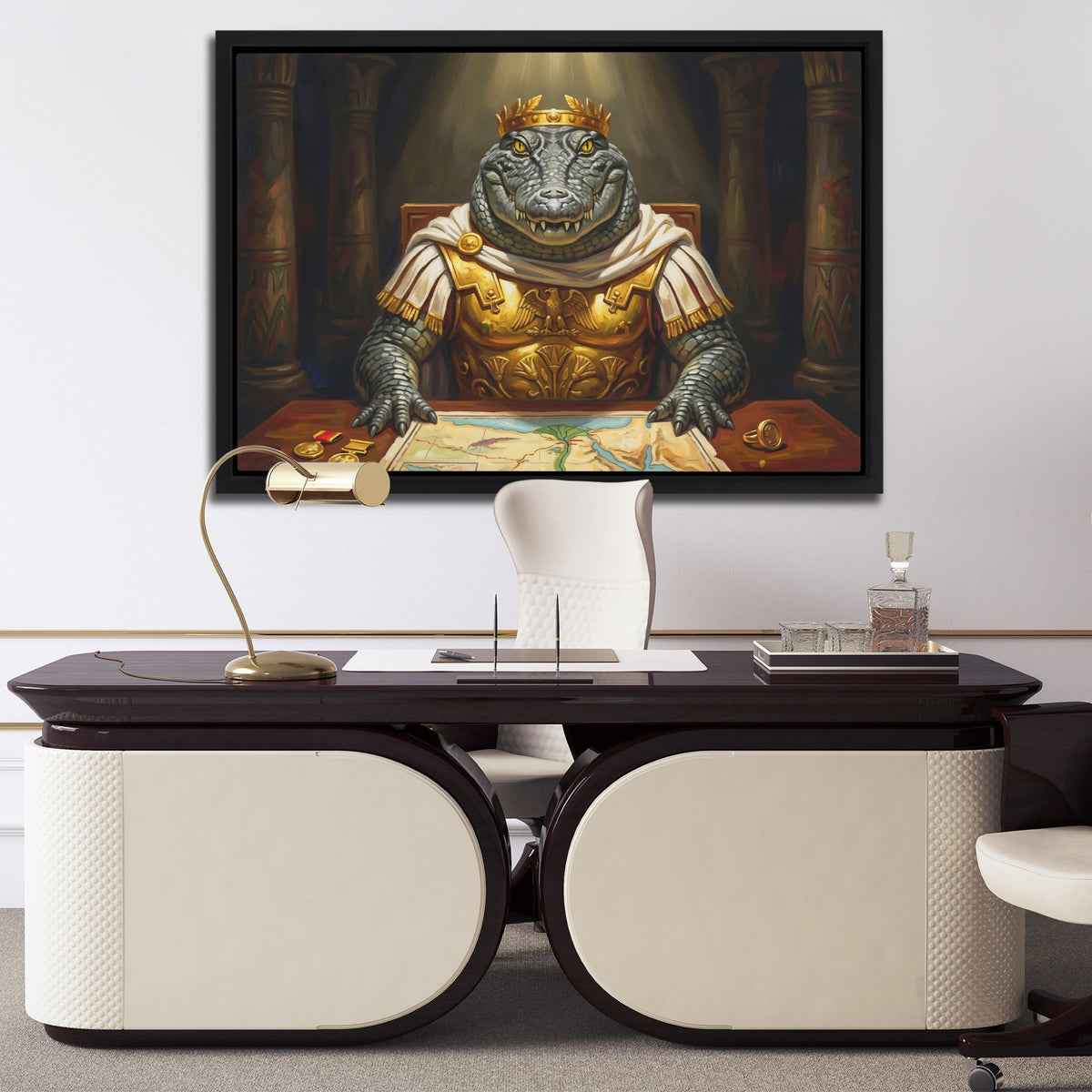 Crocodile Royal Ruler — Crocodile Royal Ruler Luxury Office Desk 159