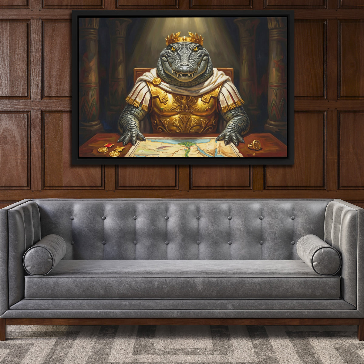 Crocodile Royal Ruler — Crocodile Royal Ruler Luxury Wood Walls 175