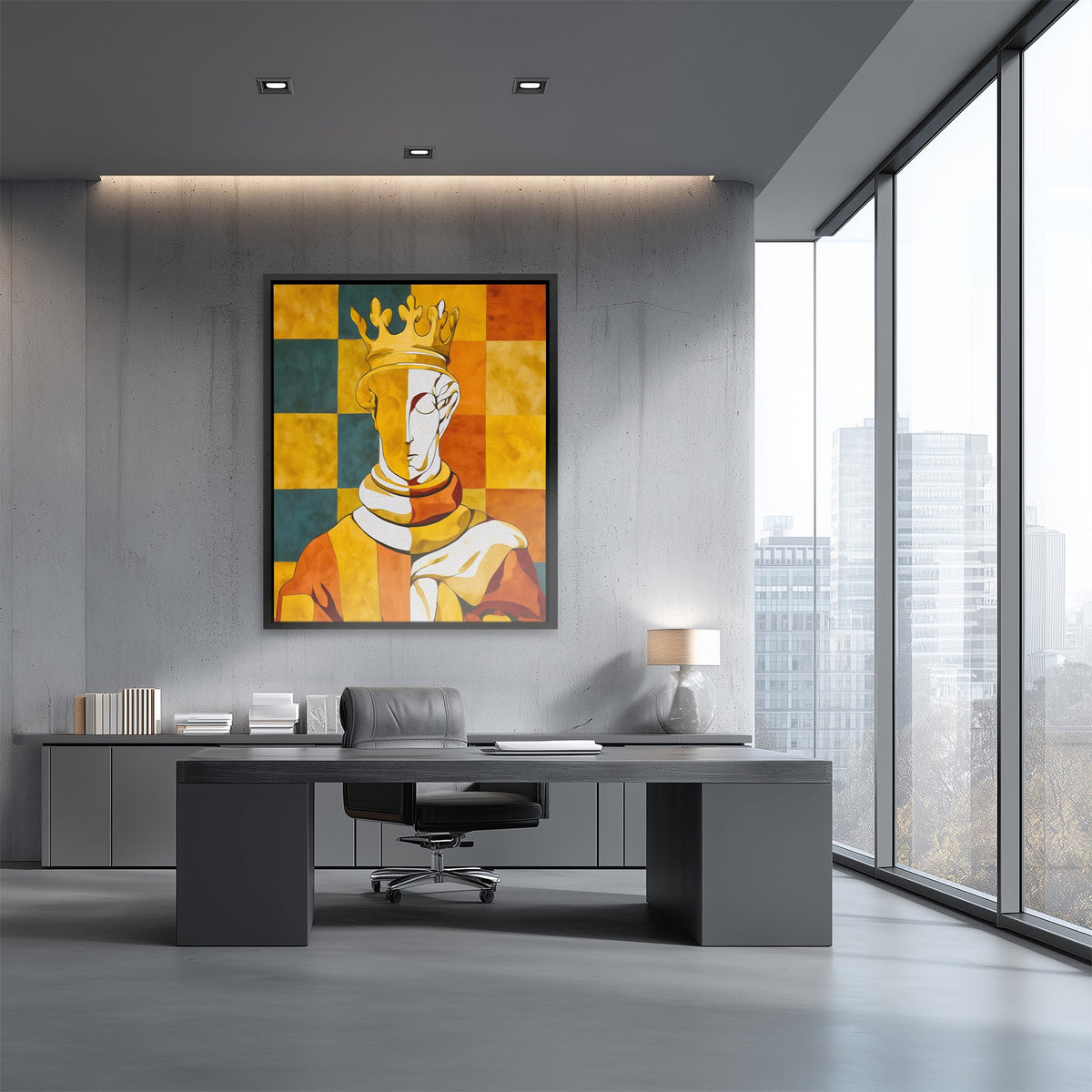 Crown Bearer's Dawn - Luxury Wall Art
