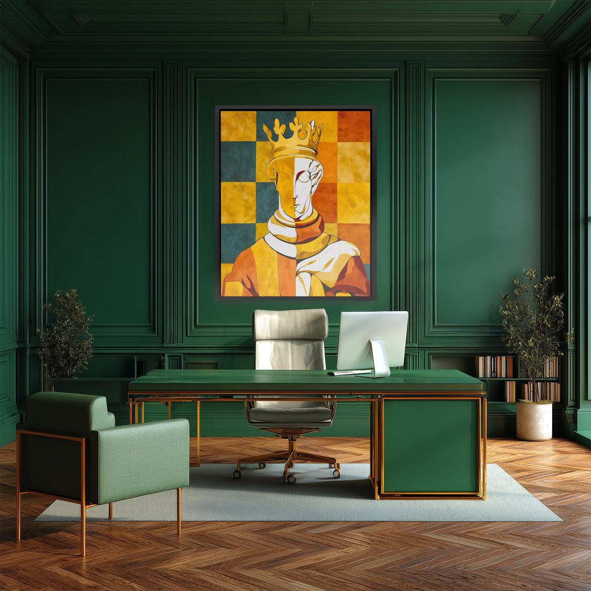 Crown Bearer's Dawn - Luxury Wall Art