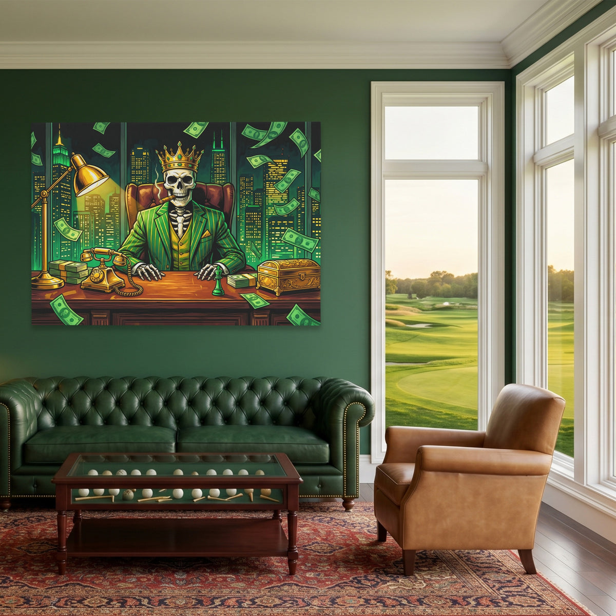 Crown Bones Empire — Crown Bones Empire Green Golf House Land 112