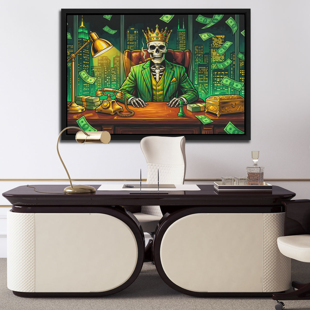 Crown Bones Empire — Crown Bones Empire Luxury Office Desk 160