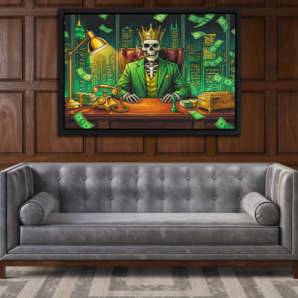 Crown Bones Empire — Crown Bones Empire Luxury Wood Walls 176