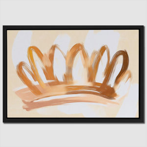 Crown Doodle - Luxury Wall Art