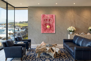 Crown Over Spades - Luxury Wall Art