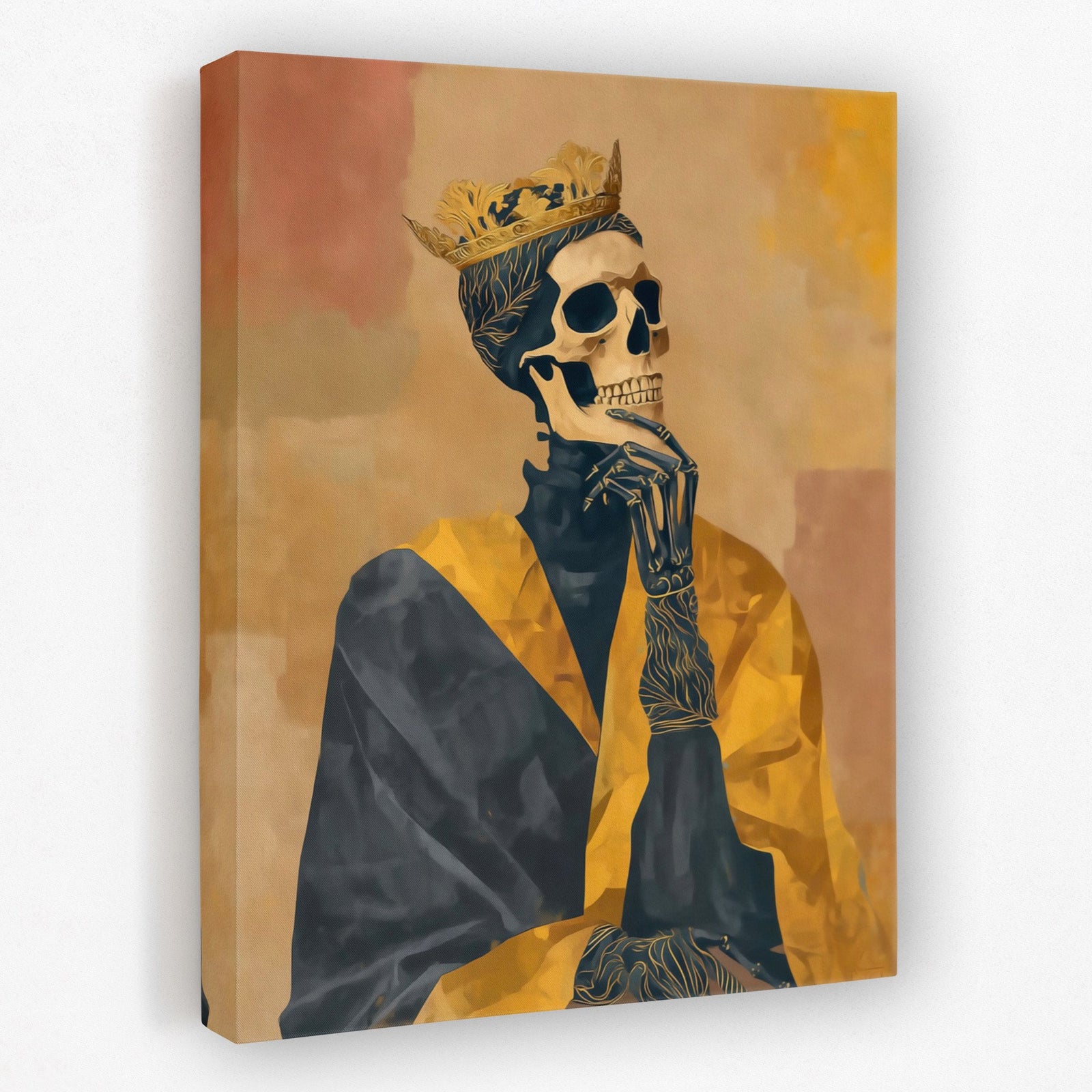 Crowned Bone Contemplation - Luxury Wall Art
