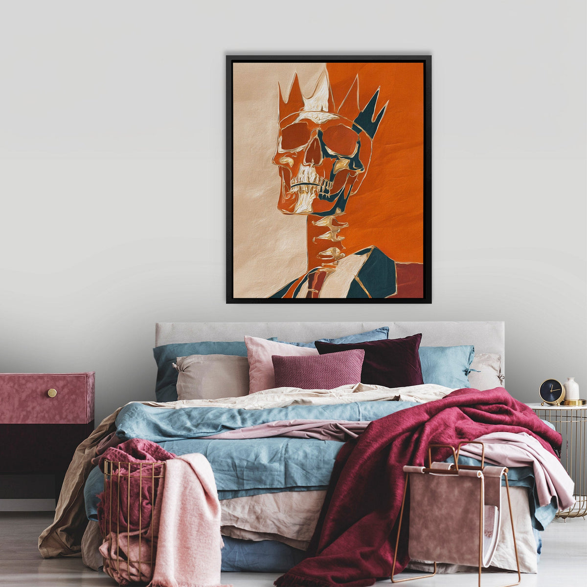 Crowned Bone Executive - Luxury Wall Art