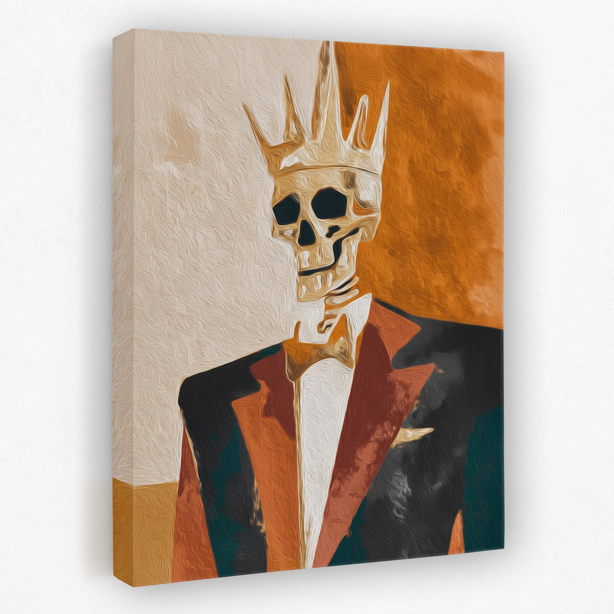 Crowned Bone King - Luxury Wall Art