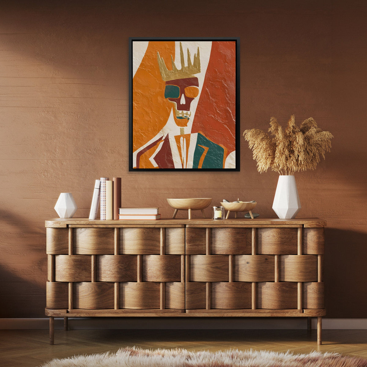 Crowned Bone Oracle II - Luxury Wall Art
