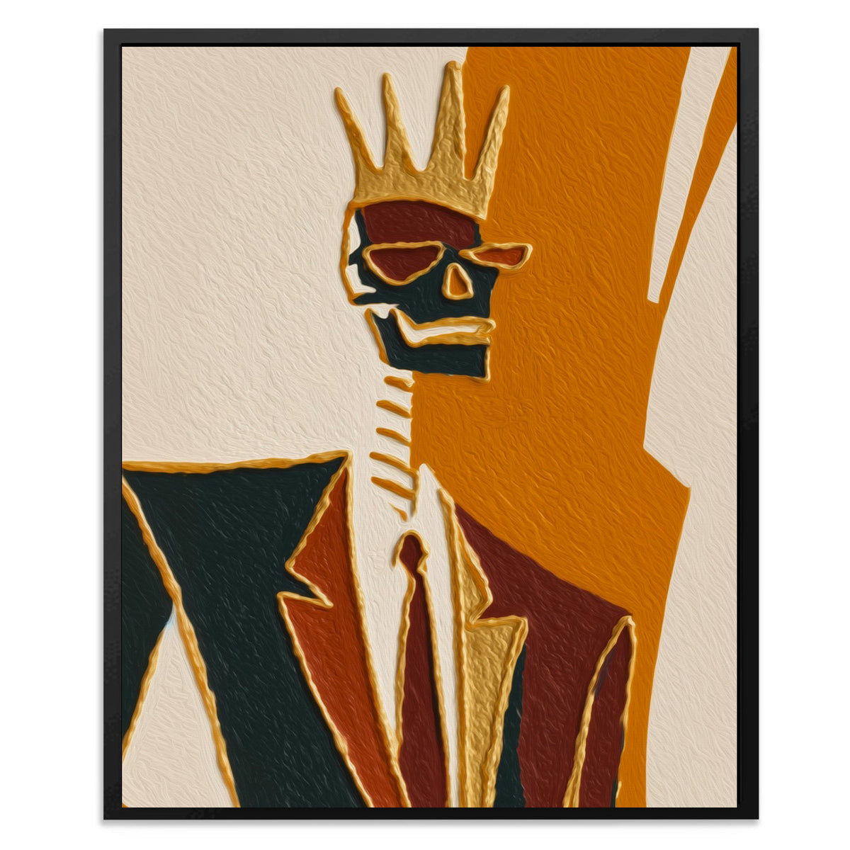 Crowned Bone Oracle - Luxury Wall Art