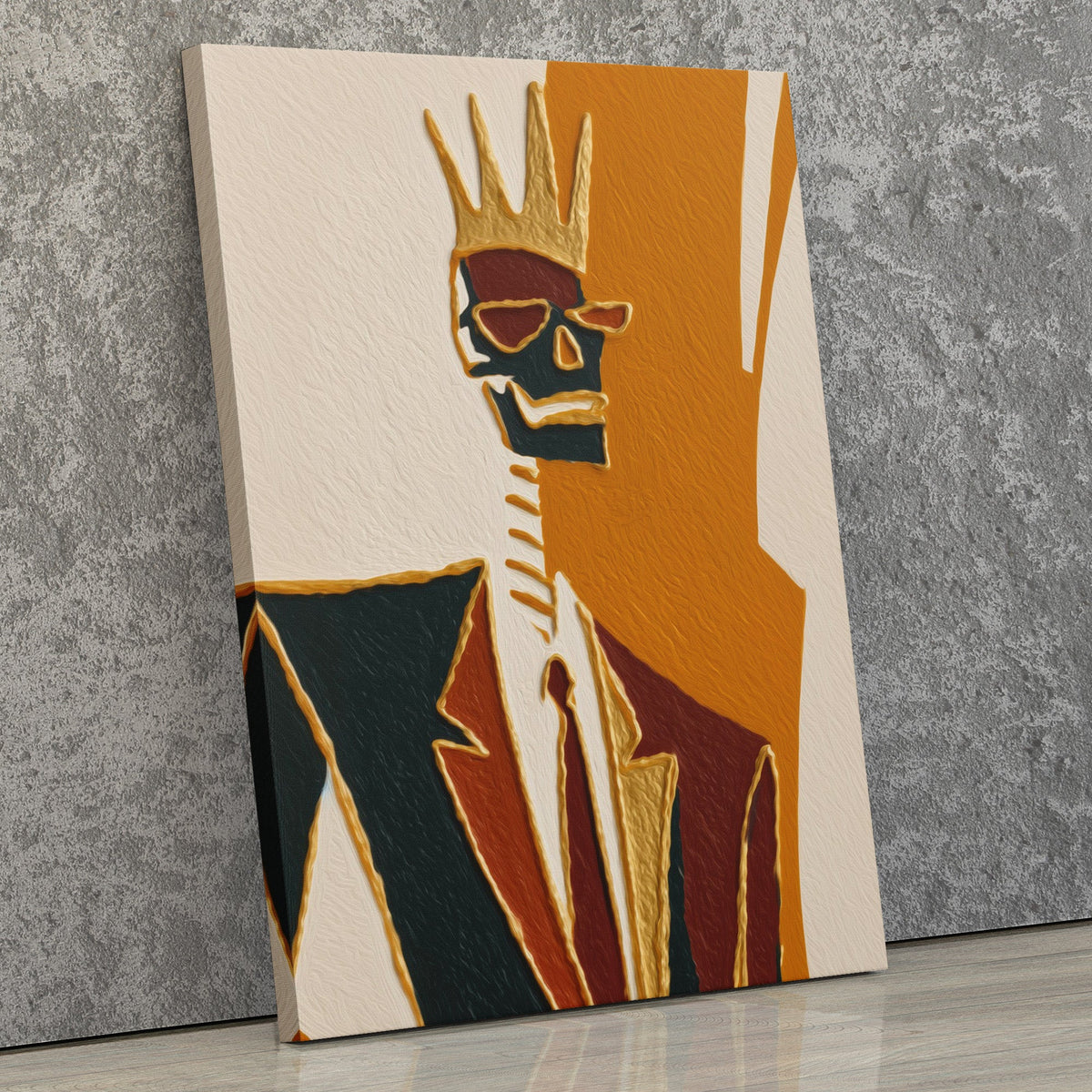 Crowned Bone Oracle - Luxury Wall Art