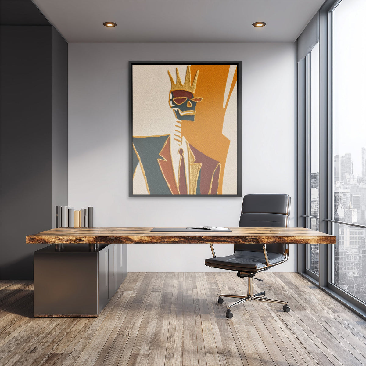 Crowned Bone Oracle - Luxury Wall Art